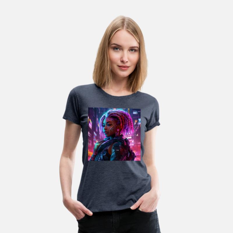 African American Woman Cyberpunk