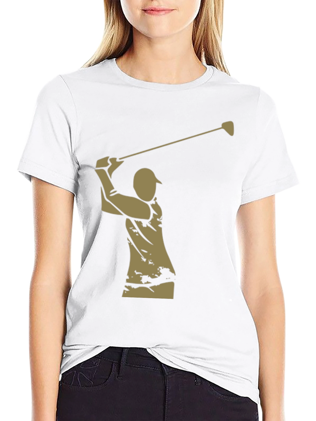 Golf Swing Graphic Tee - Stylish Golfer T-Shirt