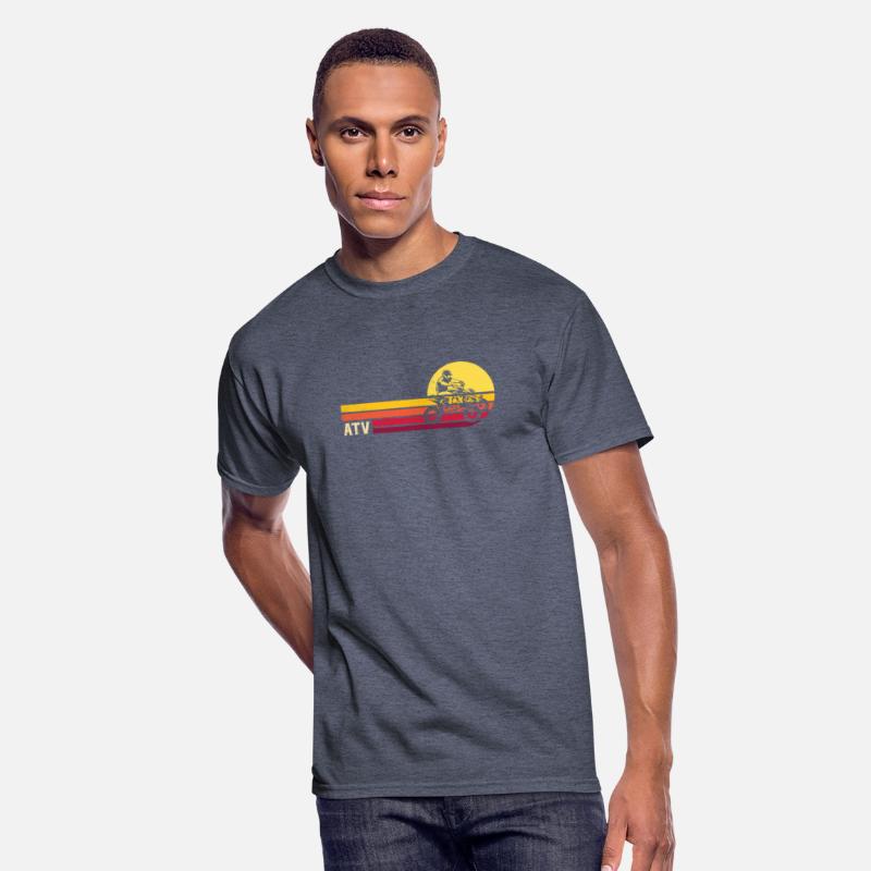 all terrain vehicles retro sunset artistic art wor