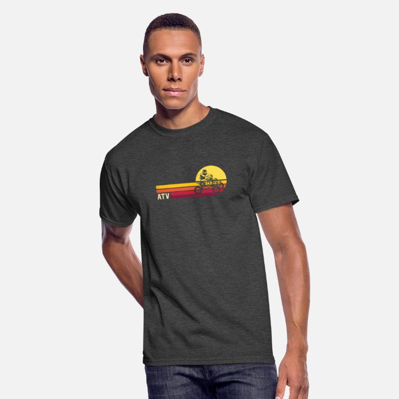 all terrain vehicles retro sunset artistic art wor