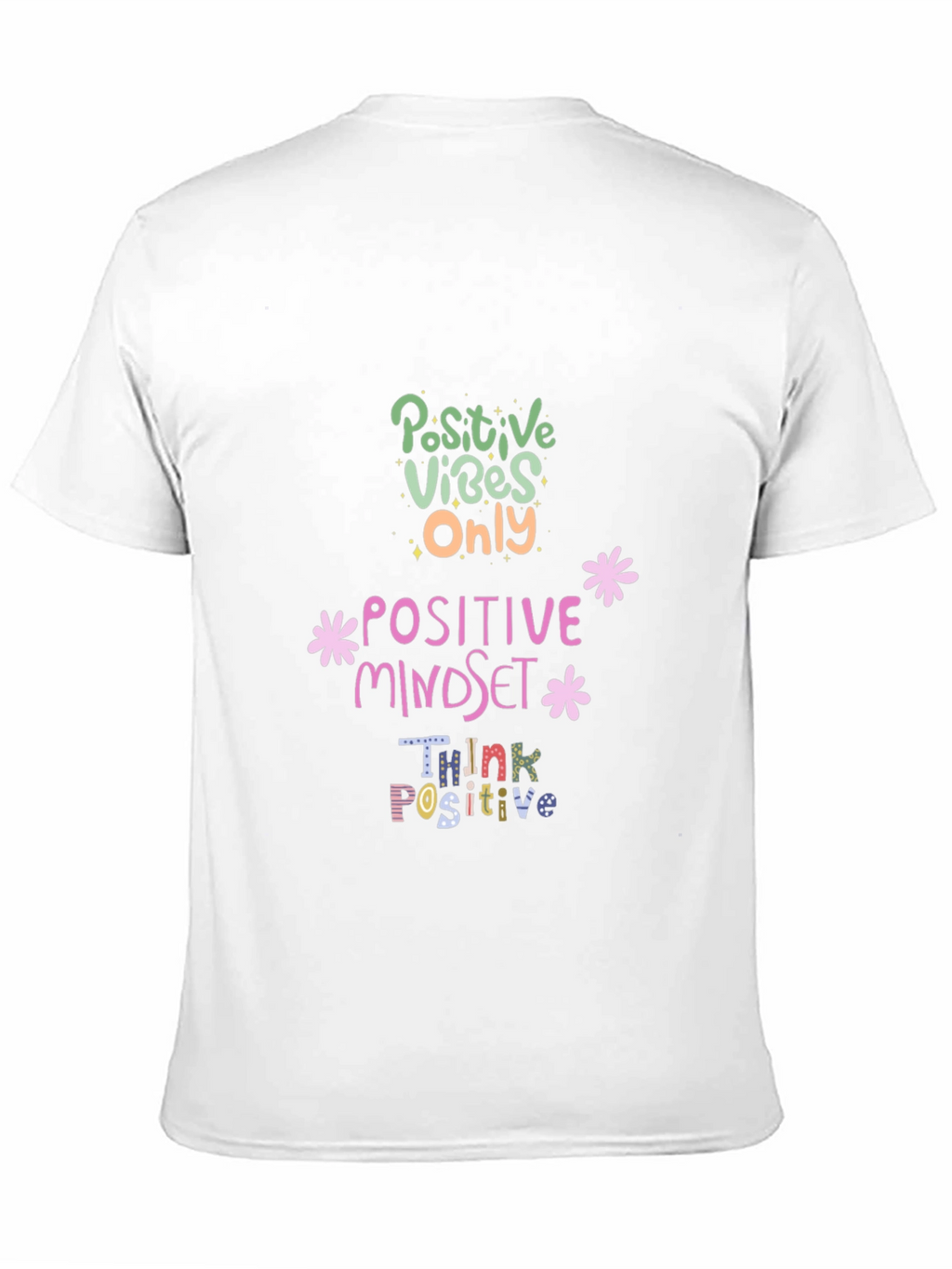 Positive Vibes Graphic Tee - Black