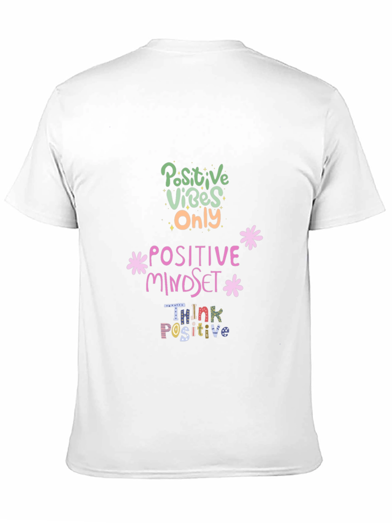 Positive Vibes Graphic Tee - Black
