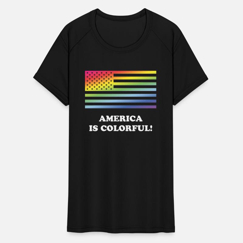America Is Colorful! (Stars And Stripes)