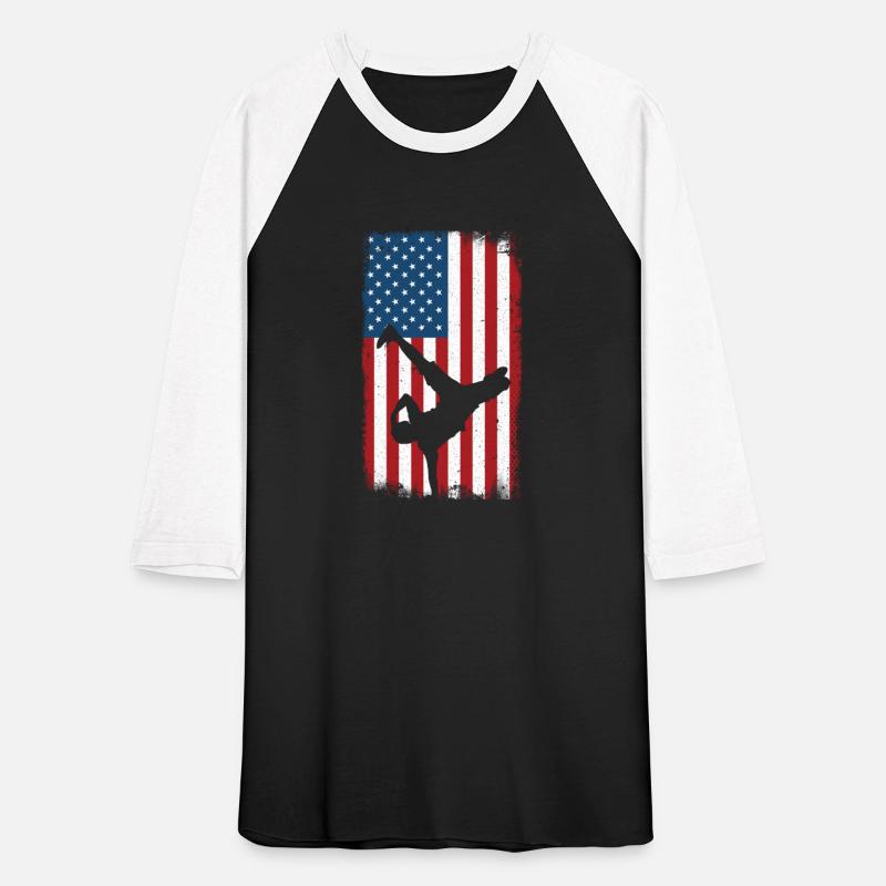 American flag - breakdancing bboy hip hop dance