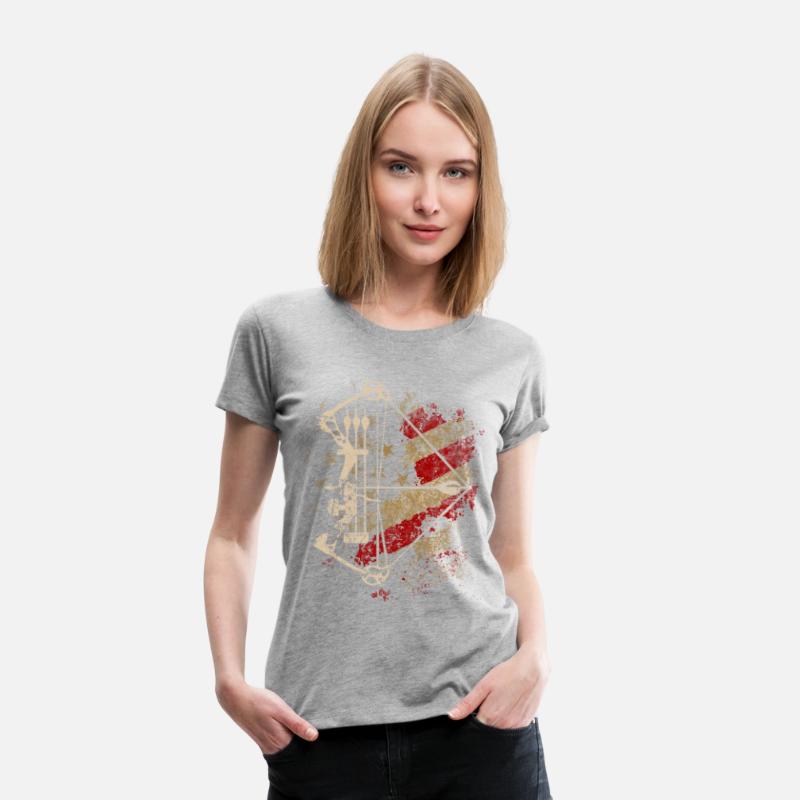 American Flag Bowhunting Bow Archery Deer Hunter