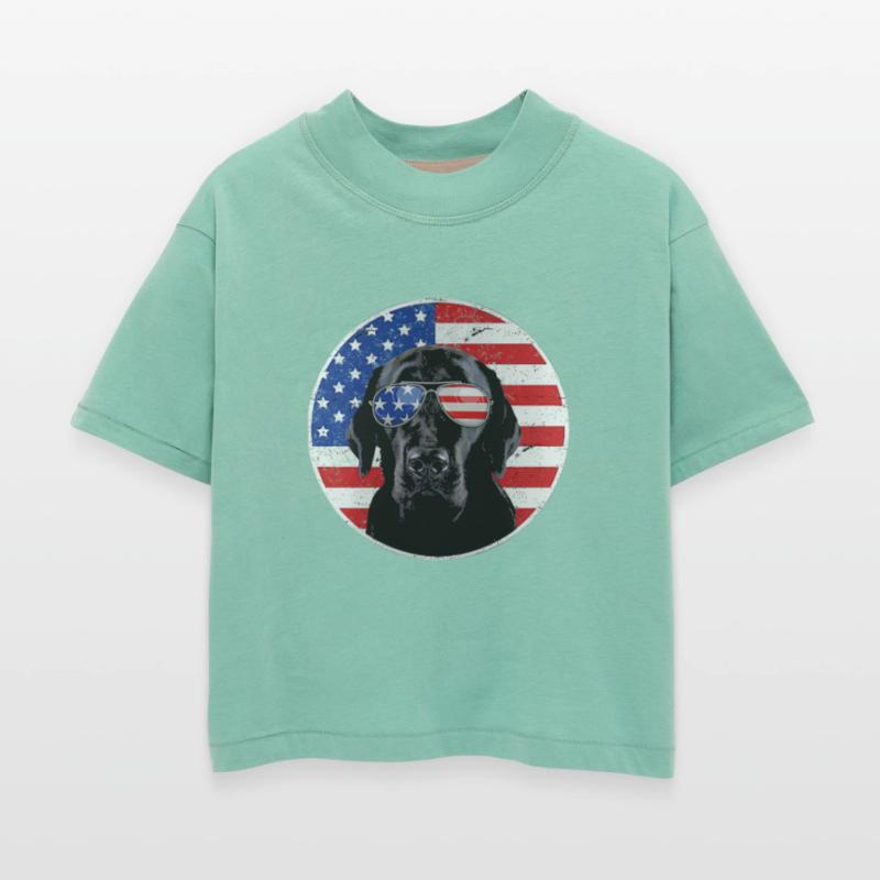 American Flag Dog