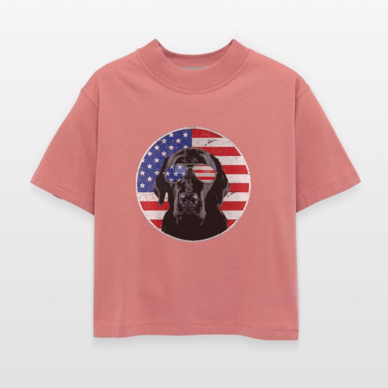 American Flag Dog