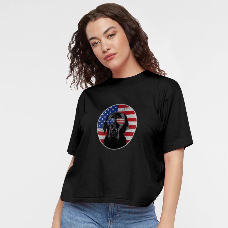 American Flag Dog