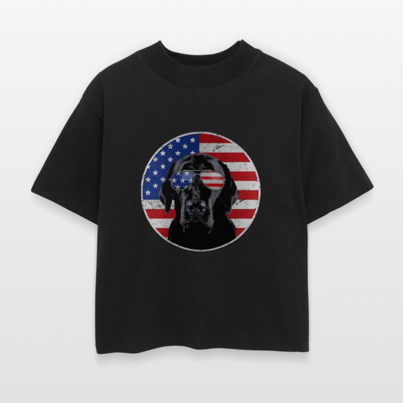 American Flag Dog