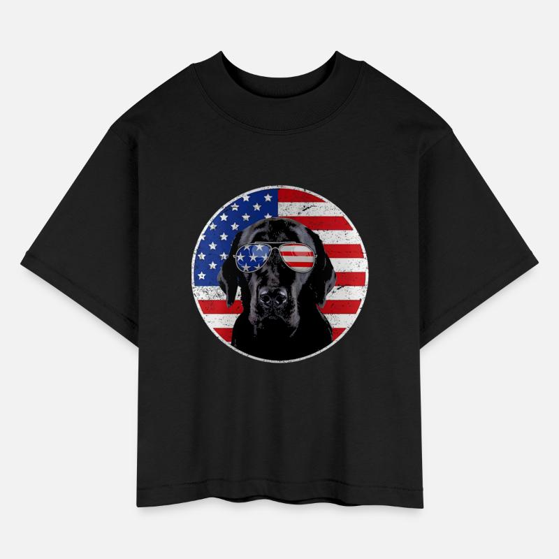 American Flag Dog