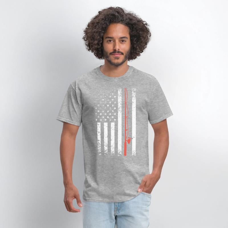 AMERICAN FLAG FISHING POLE gun
