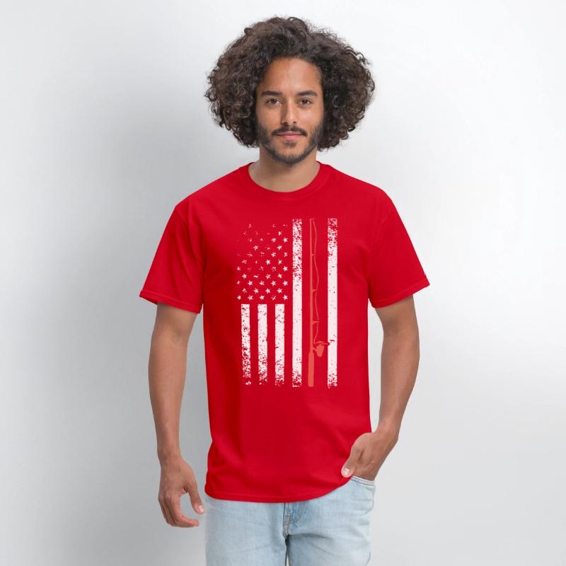 AMERICAN FLAG FISHING POLE gun