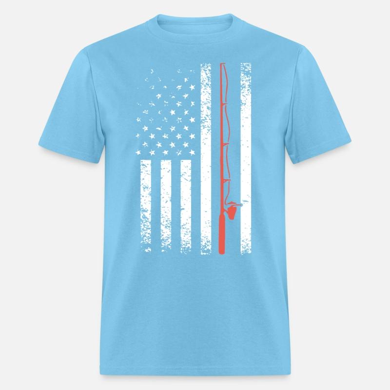 AMERICAN FLAG FISHING POLE gun