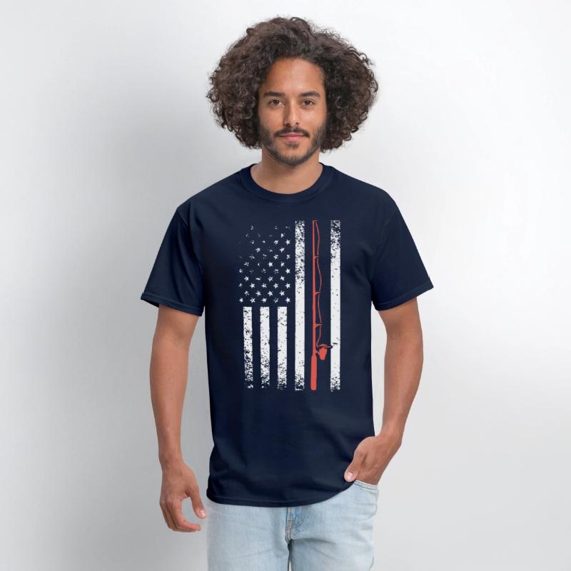 AMERICAN FLAG FISHING POLE gun