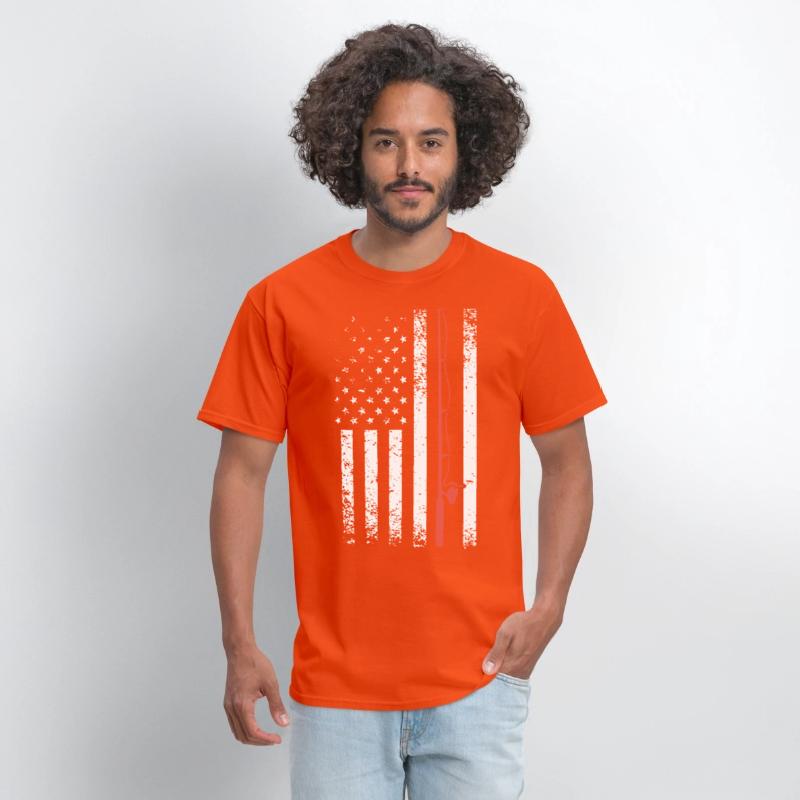 AMERICAN FLAG FISHING POLE gun