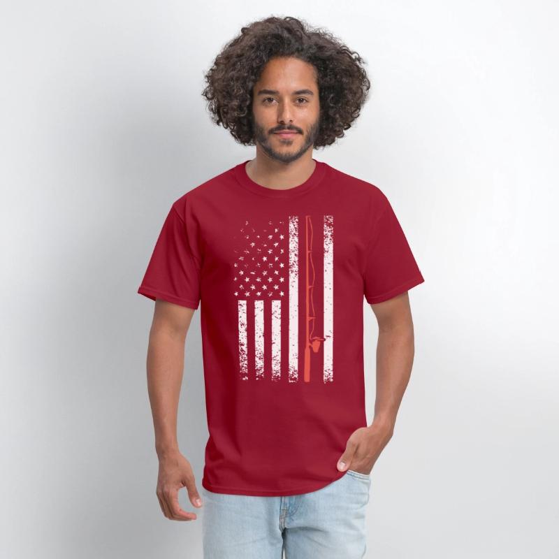 AMERICAN FLAG FISHING POLE gun