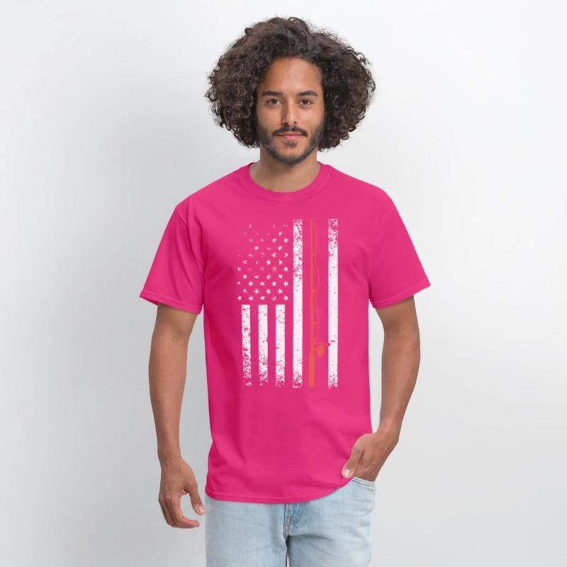 AMERICAN FLAG FISHING POLE gun