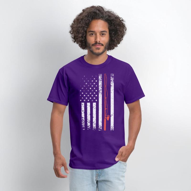 AMERICAN FLAG FISHING POLE gun
