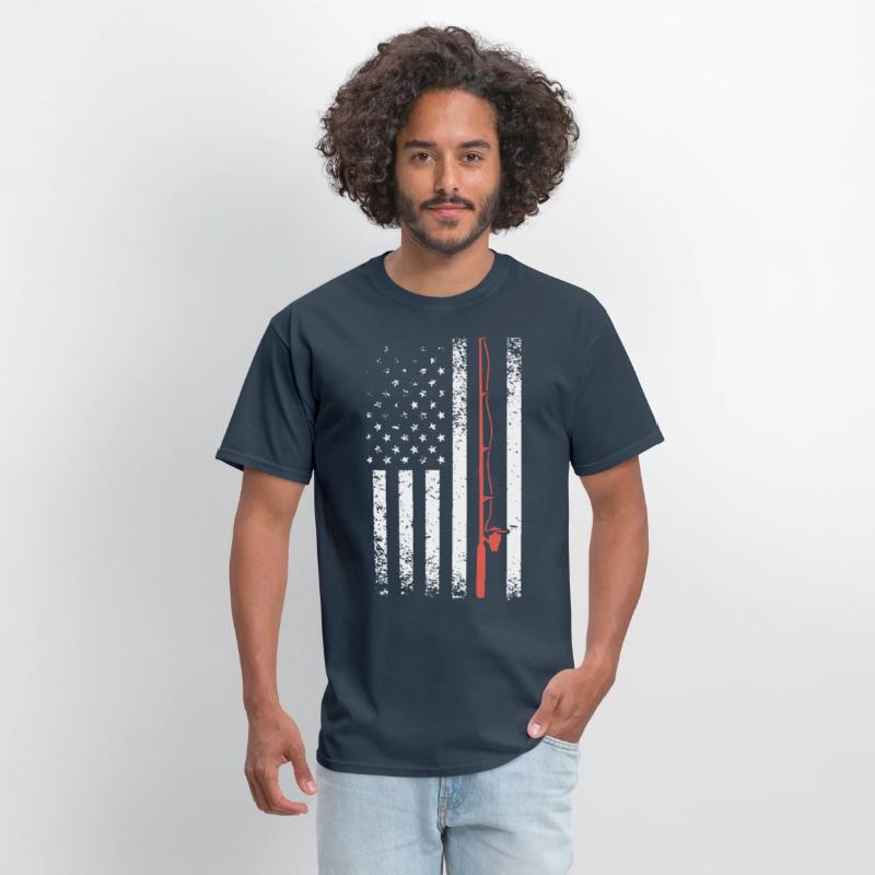 AMERICAN FLAG FISHING POLE gun