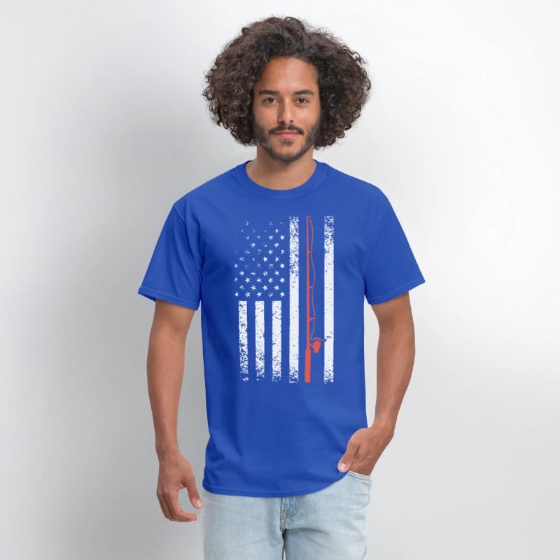 AMERICAN FLAG FISHING POLE gun