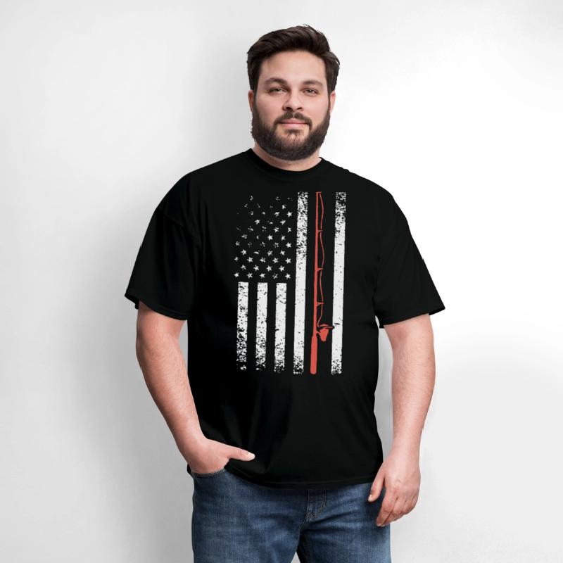 AMERICAN FLAG FISHING POLE gun