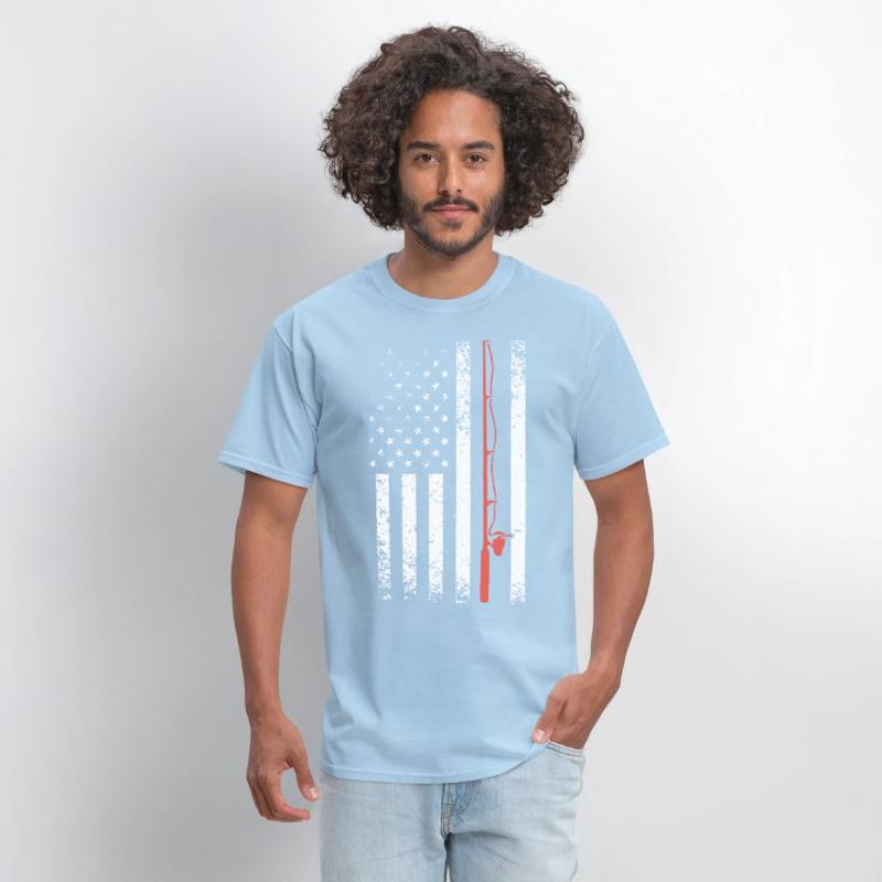 AMERICAN FLAG FISHING POLE gun