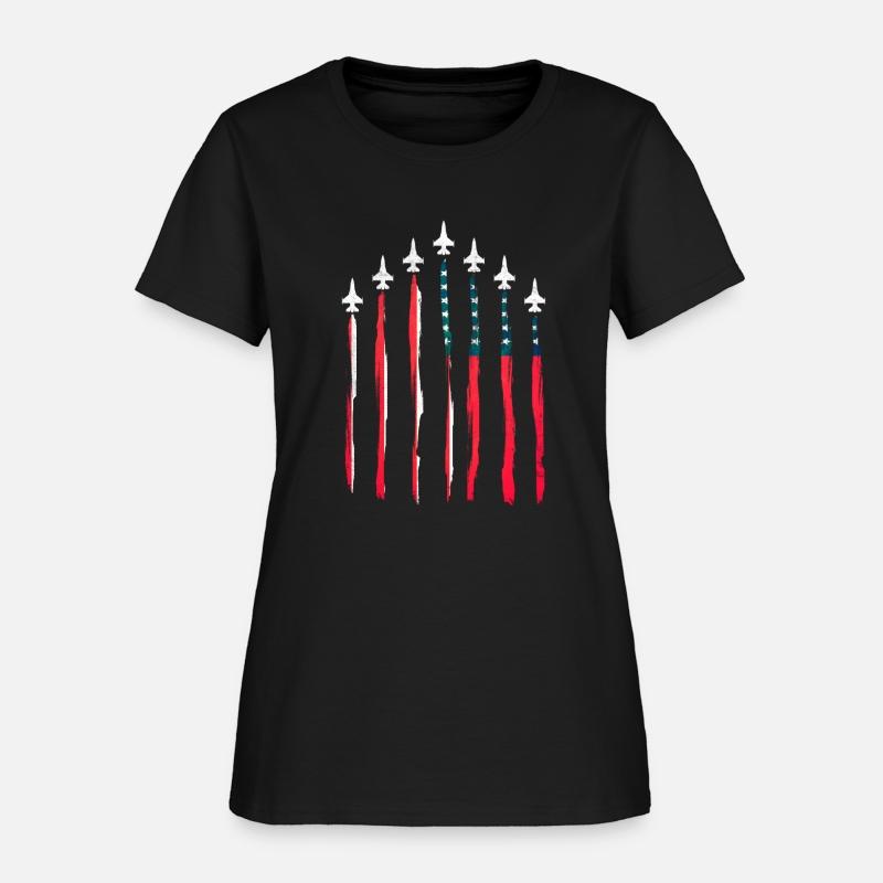 American Flag USA Airplane Jet Fighter 4th of July