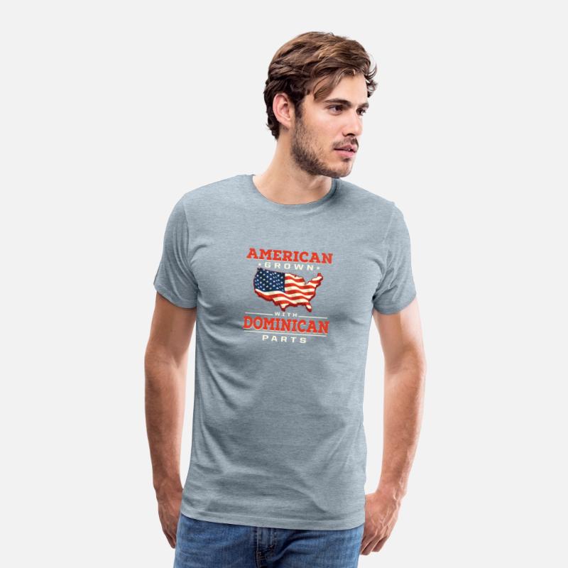 American Grown with Dominican Parts Patriotic
