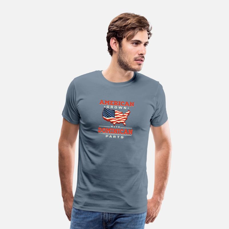American Grown with Dominican Parts Patriotic