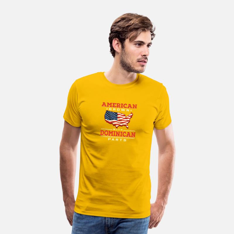 American Grown with Dominican Parts Patriotic