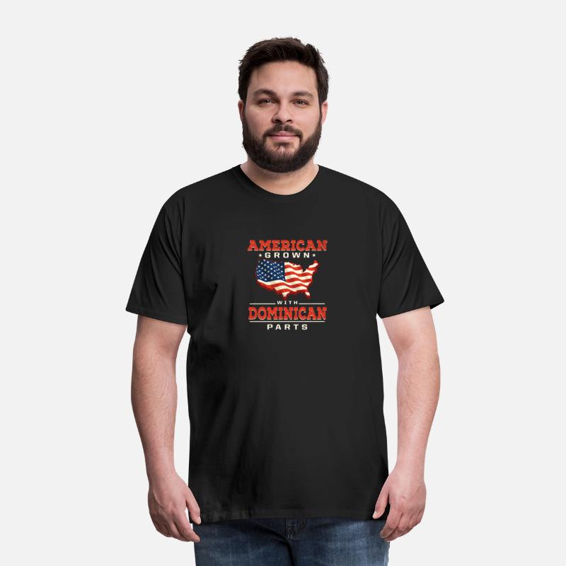 American Grown with Dominican Parts Patriotic