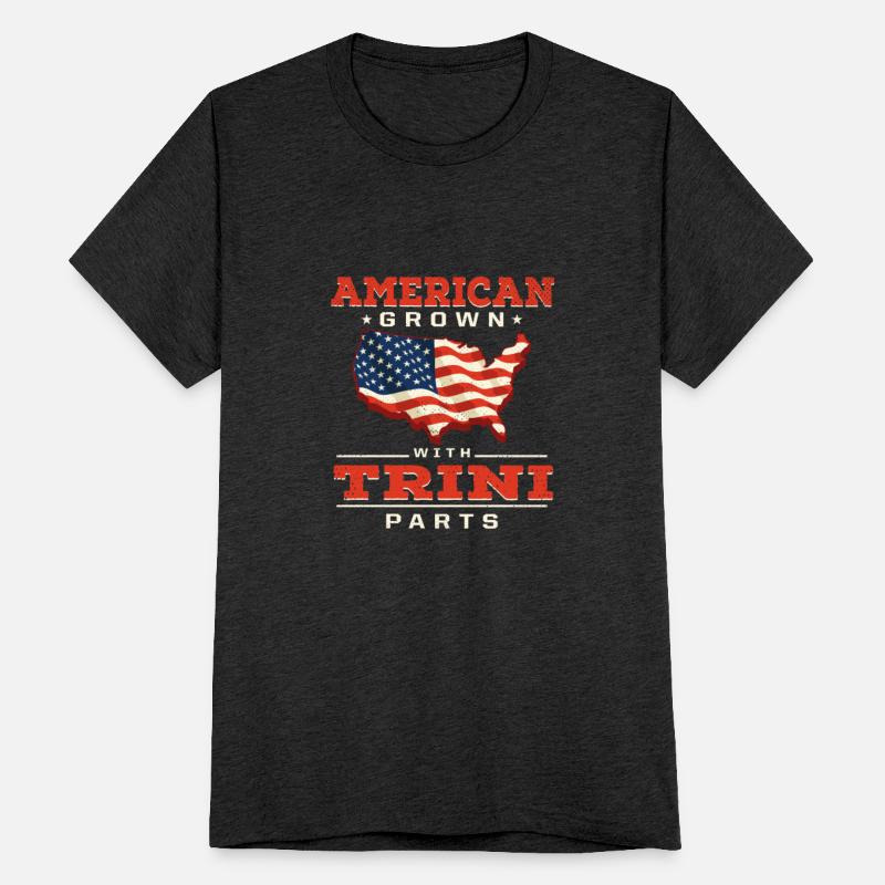 American Grown with Trini Parts Patriotic