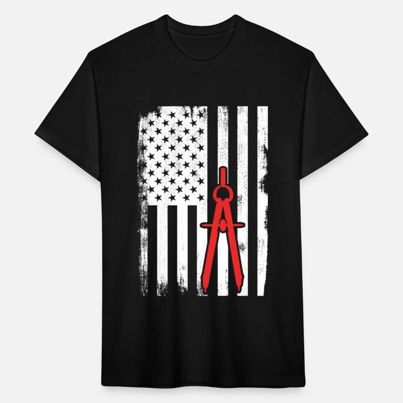 Architecture USA Flag