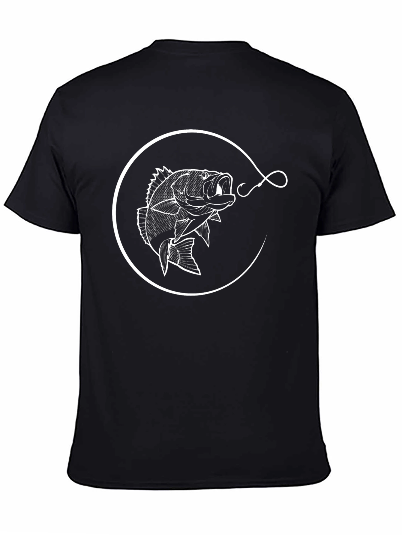 Bass Fish T-Shirt - Fishing Graphic Tee