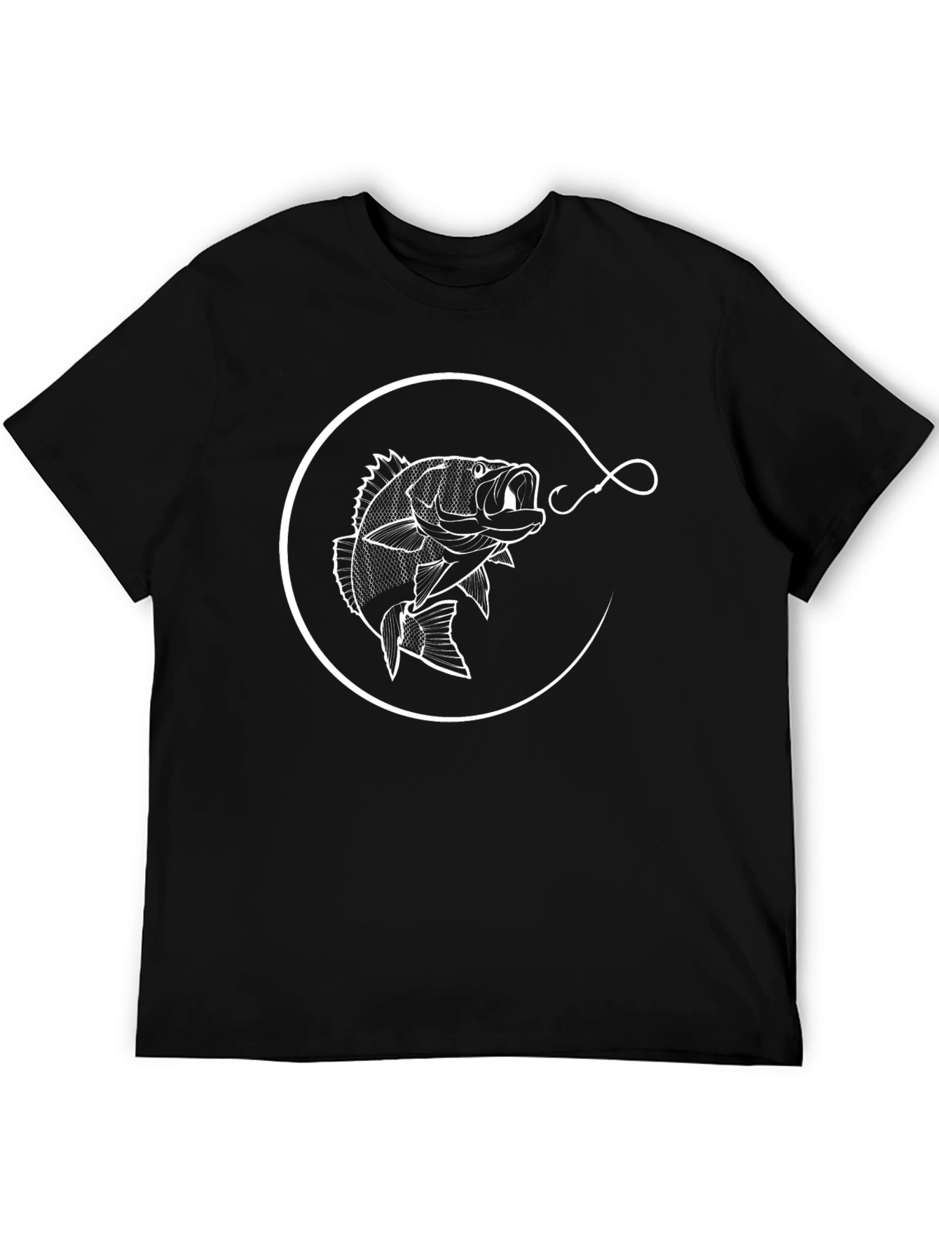 Bass Fish T-Shirt - Fishing Graphic Tee