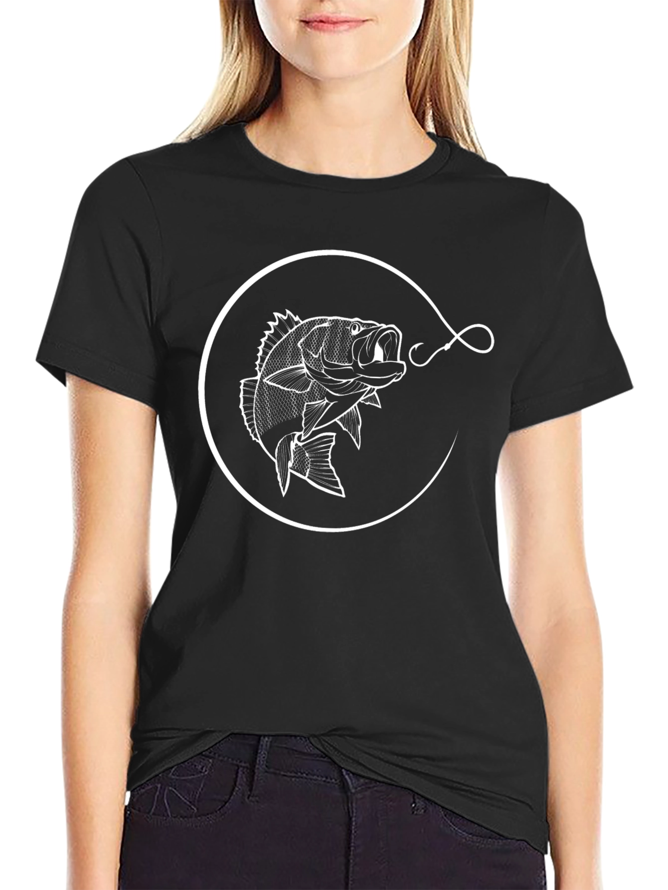 Bass Fish T-Shirt - Fishing Graphic Tee