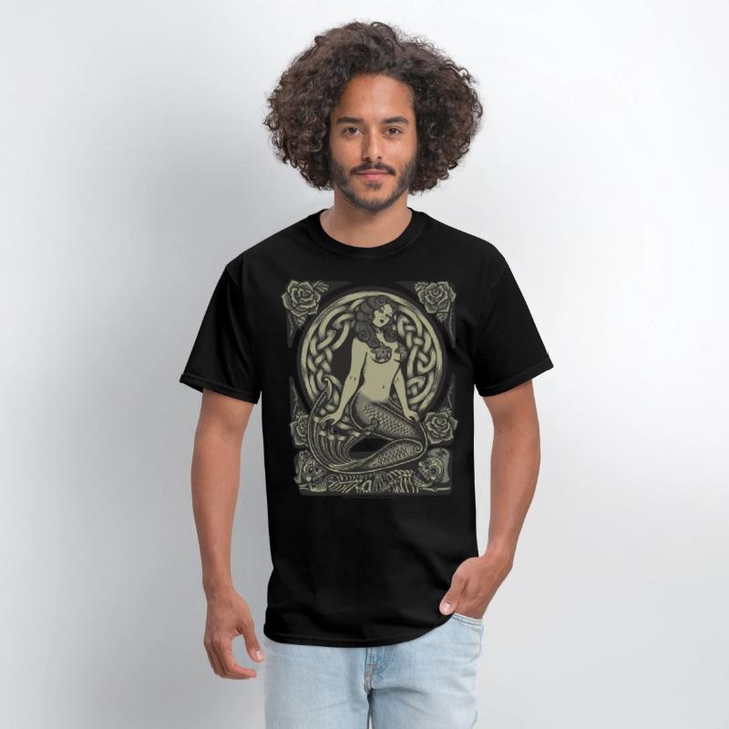 Art Nouveau Vintage Pinup Mermaid