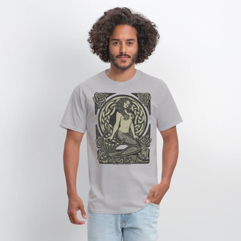 Art Nouveau Vintage Pinup Mermaid