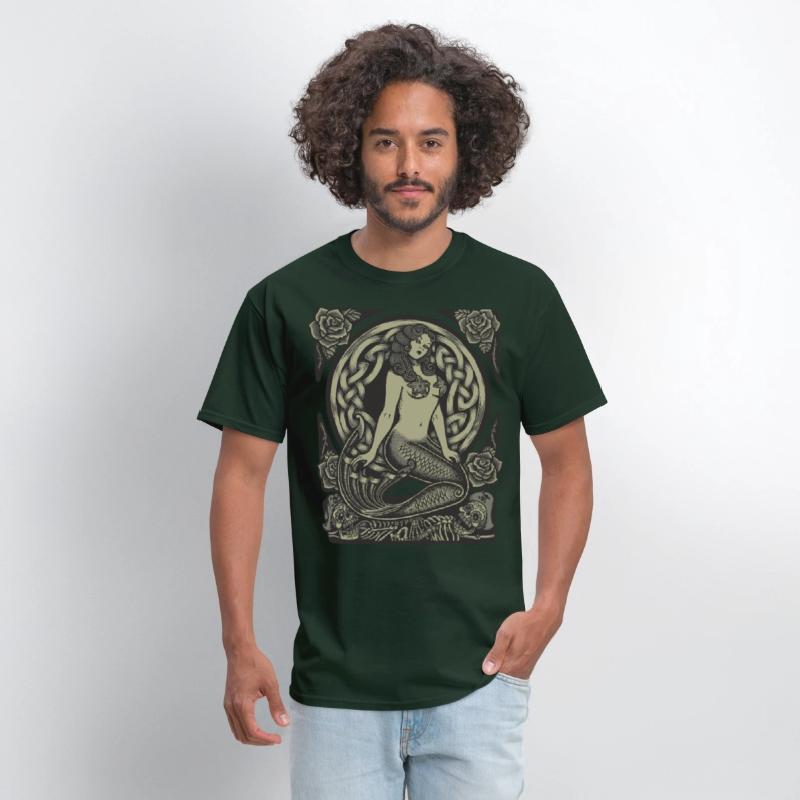Art Nouveau Vintage Pinup Mermaid