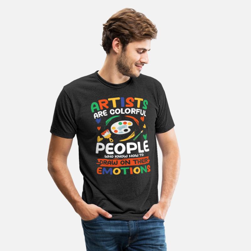Artists Are Colorful People Draw On Their Emotion