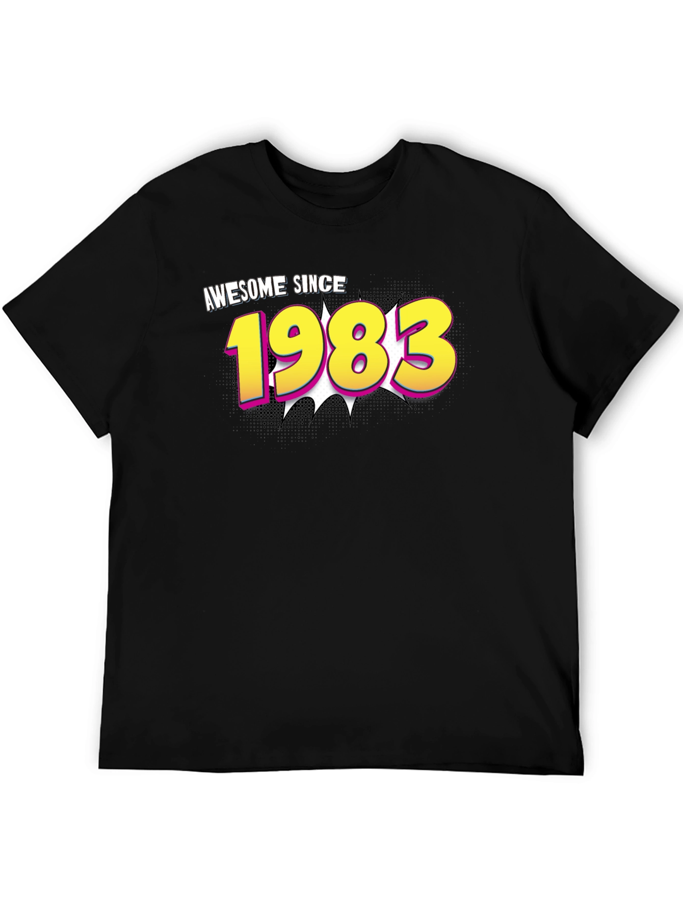 Awesome Since 1983 Black T-Shirt