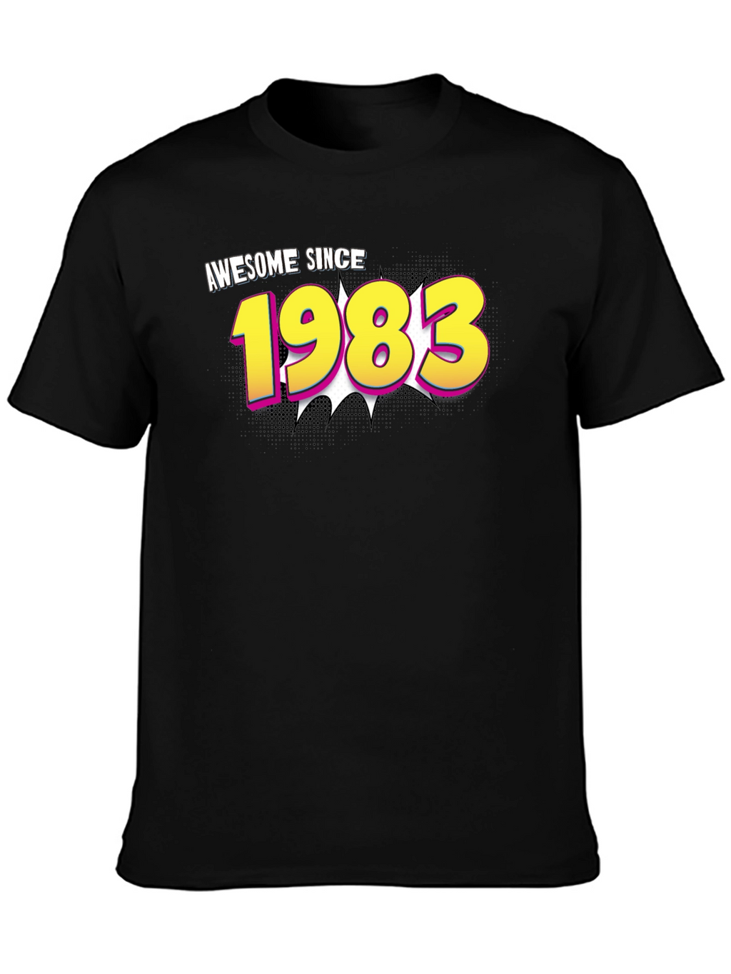 Awesome Since 1983 Black T-Shirt