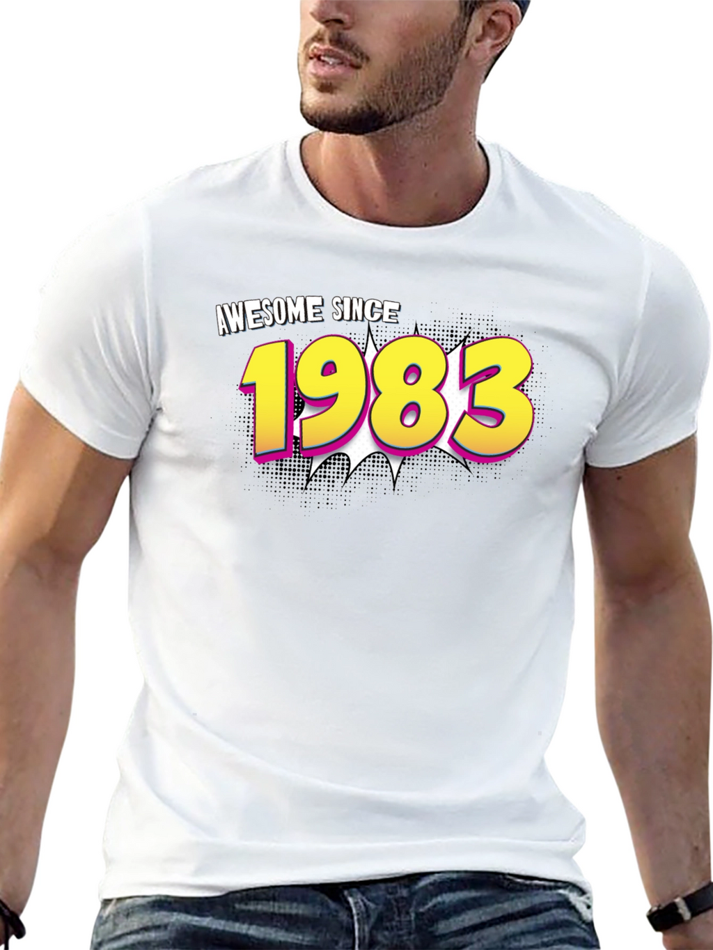Awesome Since 1983 Black T-Shirt