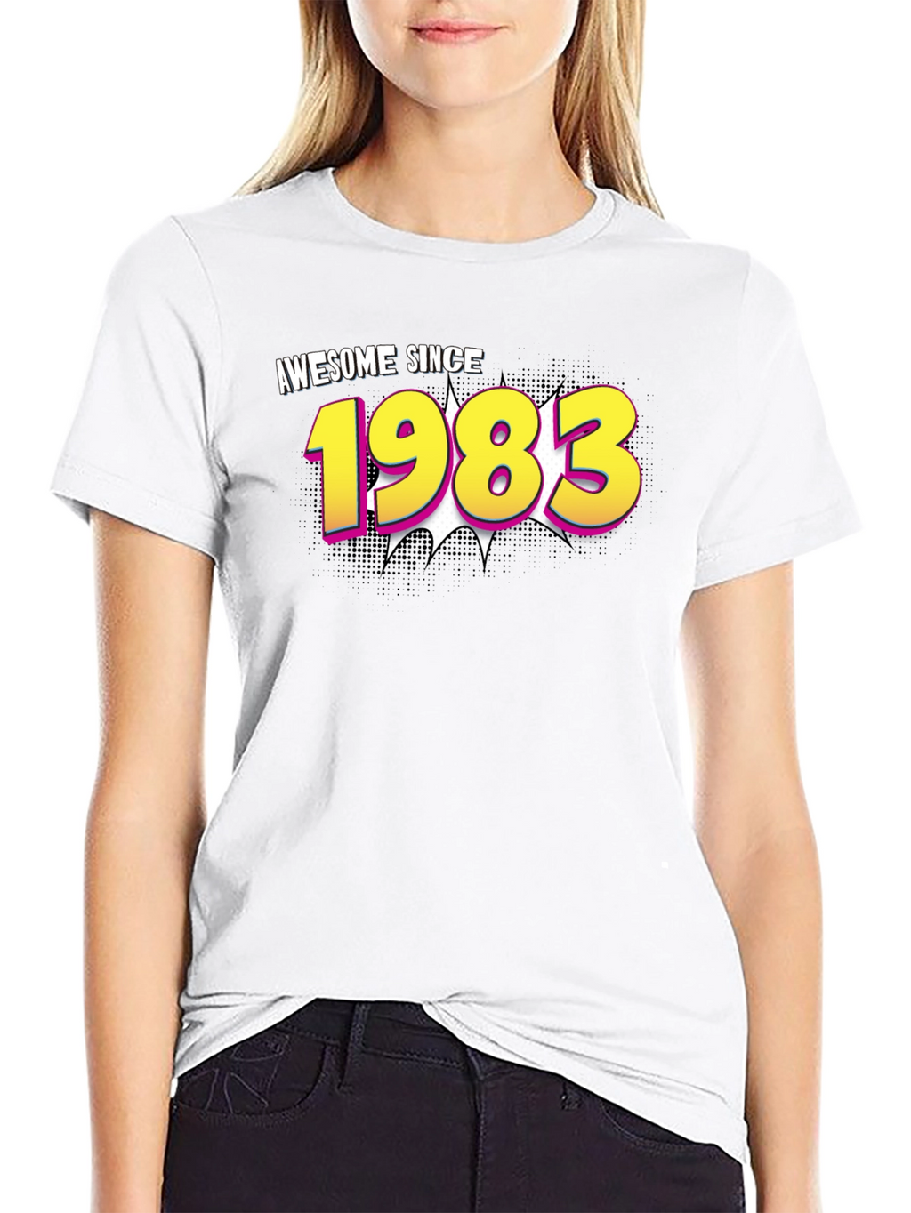 Awesome Since 1983 Black T-Shirt
