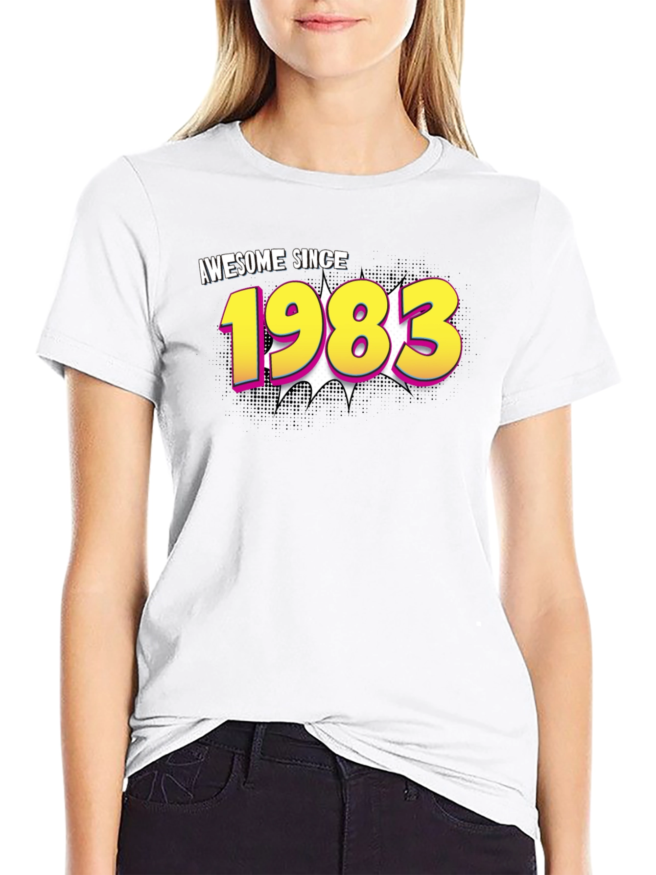 Awesome Since 1983 Black T-Shirt