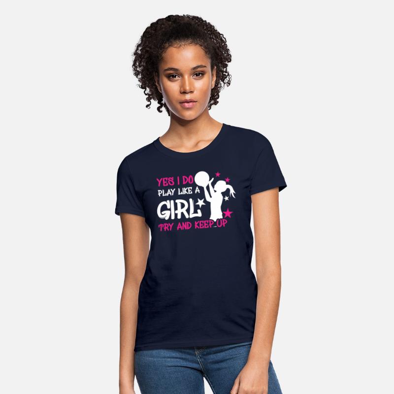 Athlete Game Sport Yes Play Like Girl Basketball