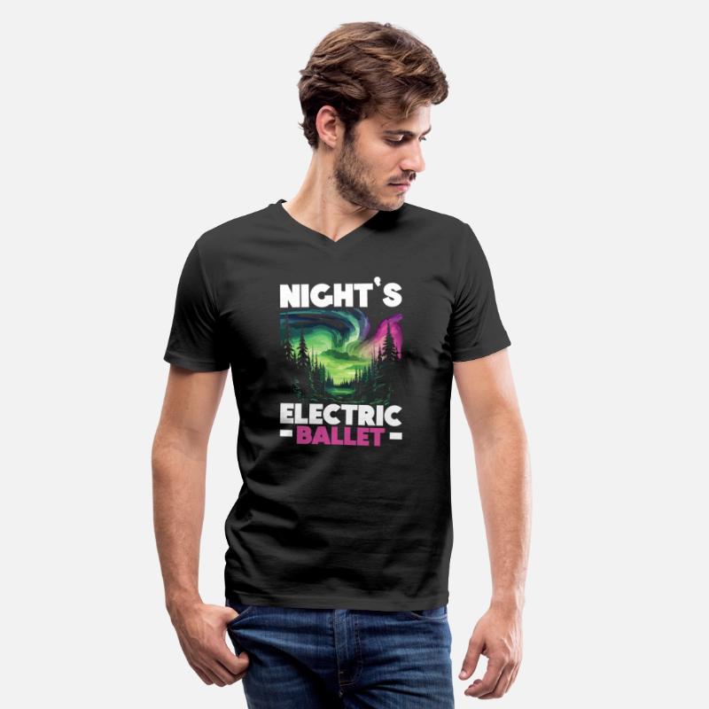 Aurora Borealis Dark Sky Nature Light Display