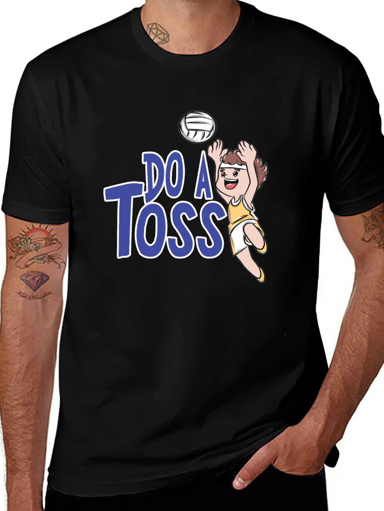 Do A Toss Volleyball Graphic Tee