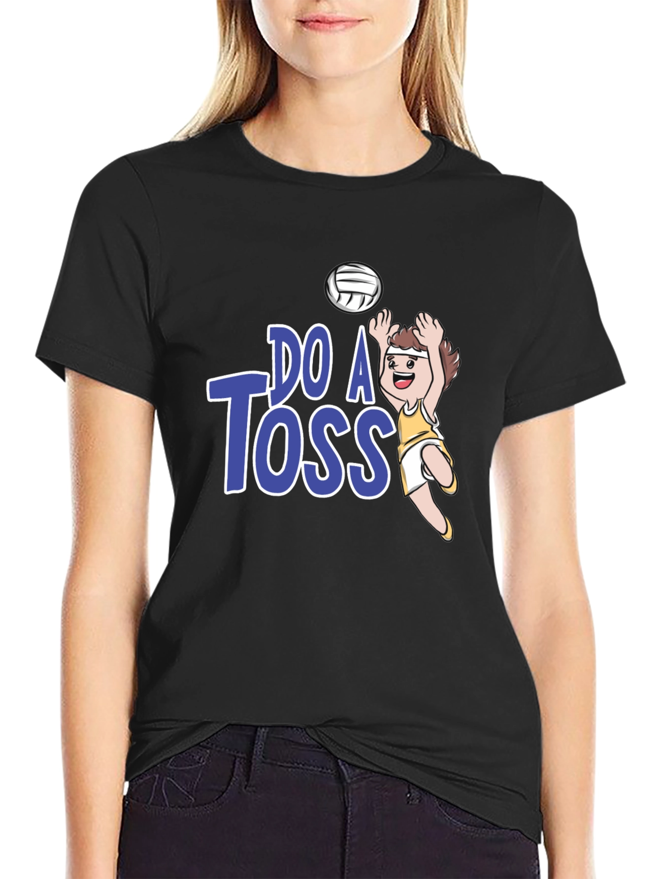 Do A Toss Volleyball Graphic Tee