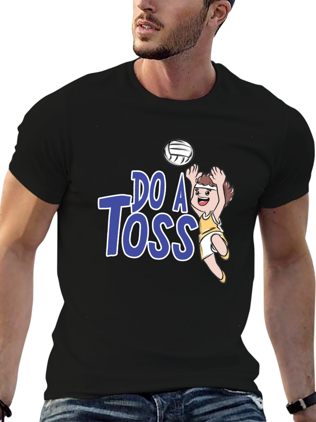 Do A Toss Volleyball Graphic Tee
